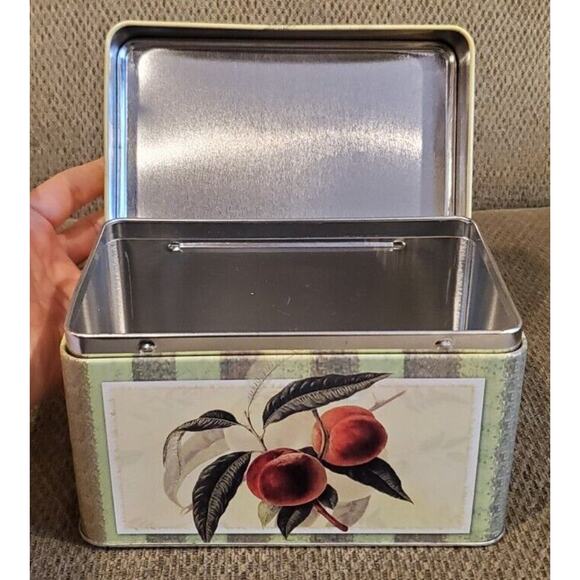 Peach Fruit Themed 3*4*5 Ingredient Recipe Storage Container No Recipe Cards - Picture 8 of 8